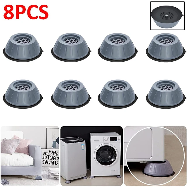 8PCS ANTI VIBRATION Washing Machine Support AntiSlip Rubber Feet Base