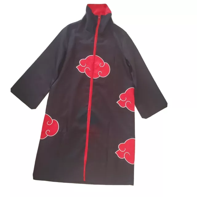 Naruto Tobi Obito Cosplay Costume Akatsuki Long Sleeve Cloak for Kids Adult