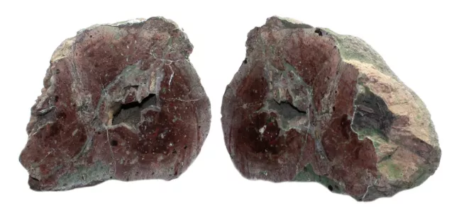 1 Paar Schneekopfkugeln mit Quarz Geode "Unikat" Schneekopf des Thüringer Waldes