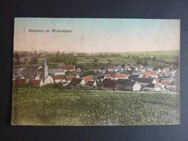 VOLMUNSTER Wolmunster Moselle CPA 57 vue generale couleur