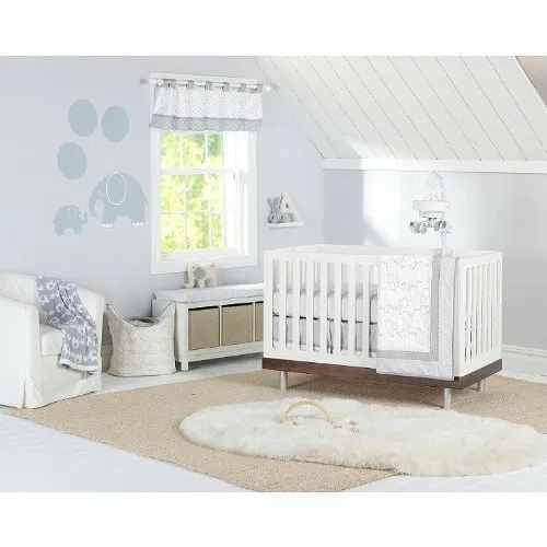 Just Born Hattie & Ellie 7-Pc Crib Bedding Set Include Mobile/Sheets++ *New*