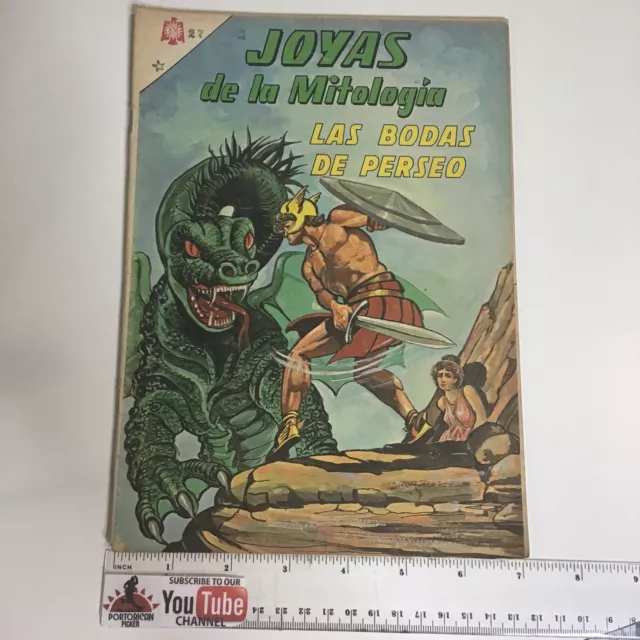 1965 Spanish Comics Joyas De La Mitologia #27 Las Bodas De Perseo Novaro Mexico