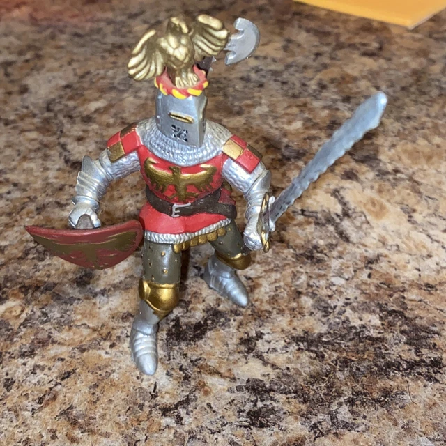 Papo Medieval Knight Fantasy Figure Toy Diorama Detailed Figure Nice 2002