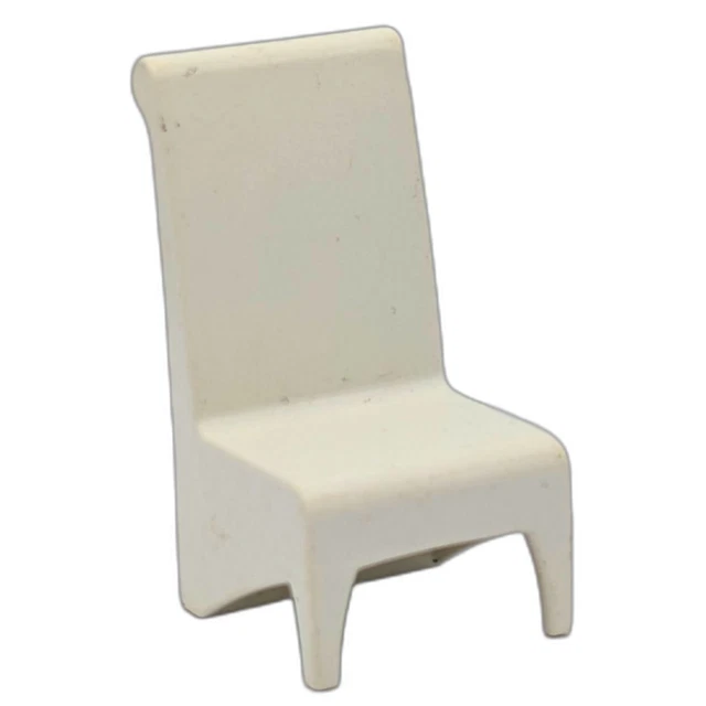 Chaise Blanche Playmobil Pour Terrasse De Manoir Victorien - Réf. 5323, 7929, 5326 - Pièce Détachée Occasion