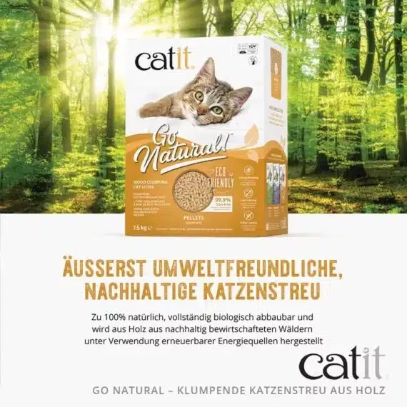 7,5 Kg klumpendes Katzenstreu, Holzstreu, Pellets aus Holz 2