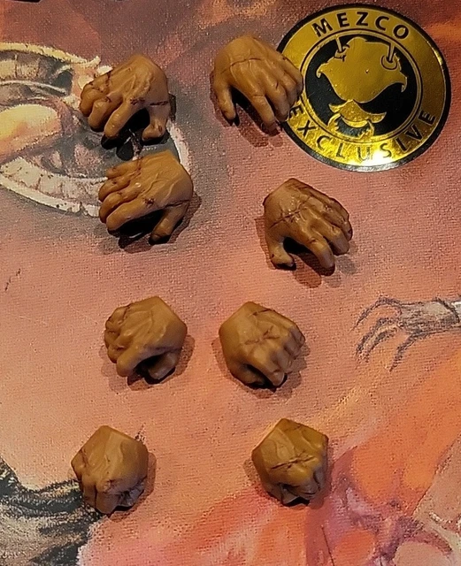 Mezco One:12 Conan The Conqueror EIGHT INTERCHANGEABLE HANDS 1/12 Scale Fodder