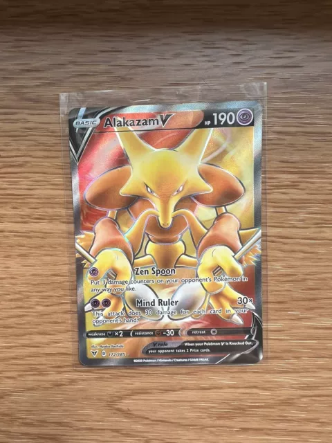 Alakazam V - 172/185 - Full Art Ultra Rare