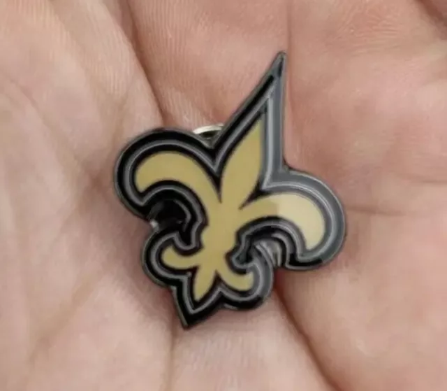 New Orleans Saints NFL Team Logo Lapel Pin For hats , shirts , vests or a gift