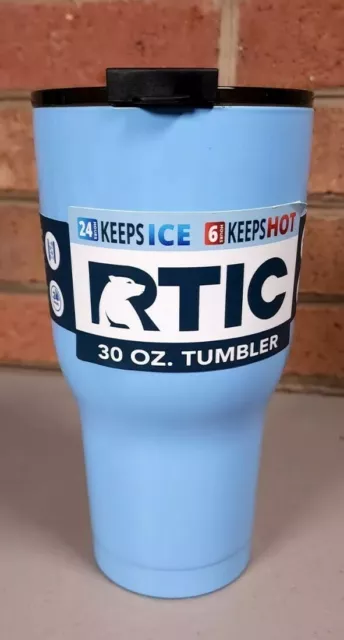RTIC 30 oz Blue Tumbler w/ Lid Insulated Stainless Steel Double Wall NEW