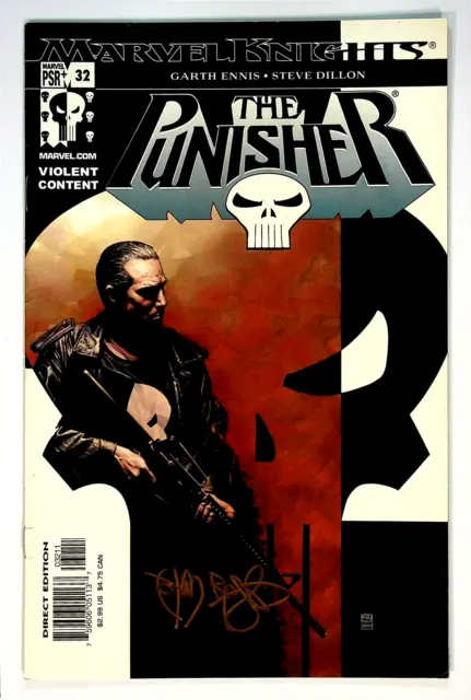 Punisher #32 Vol 4 Signed by Tim Bradstreet Marvel Comics 2001