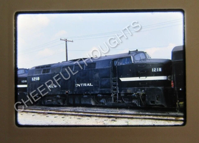 Original  '66 Kodachrome Slide NYC New York Central 1218 R2 Boxcab         37U25