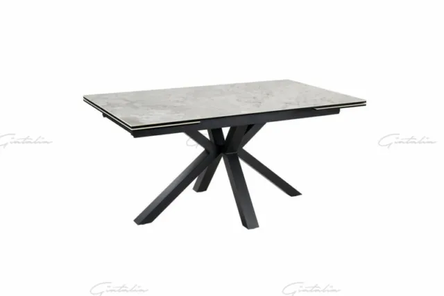 Phoenix Individual Extending Grey Ceramic Dining Table 160 - 240 cm - 10 seater