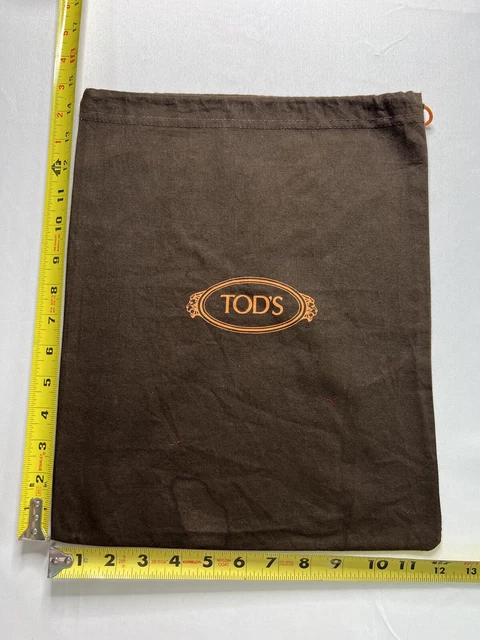 Tods Dust Bag Shoe Cover Pouch 11.5 x 15
