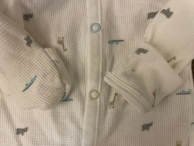 Carters Baby Boy Girl P Preemie Sleeper Bodysuit Outfit Gender Neutral Animal 3