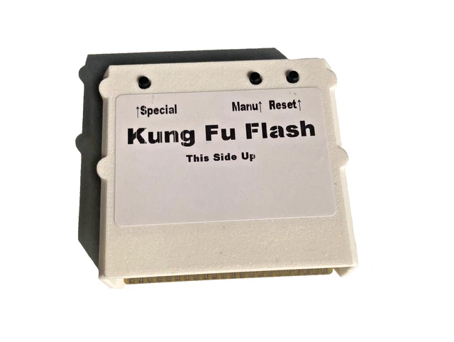 Carte / Cartouche kung fu flash 2 (avec REU) pour Commodore 64 / 128
