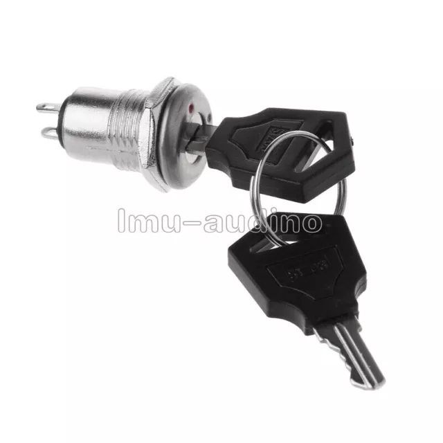 2PCS S1203 Security Power Locks Phone Lock Electronic Key Switch Key Lock + Keys