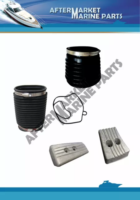 Volvo Penta SX-A DPS-A bellows & anode kit rpl: 3888916 3841481 22197130 3889788