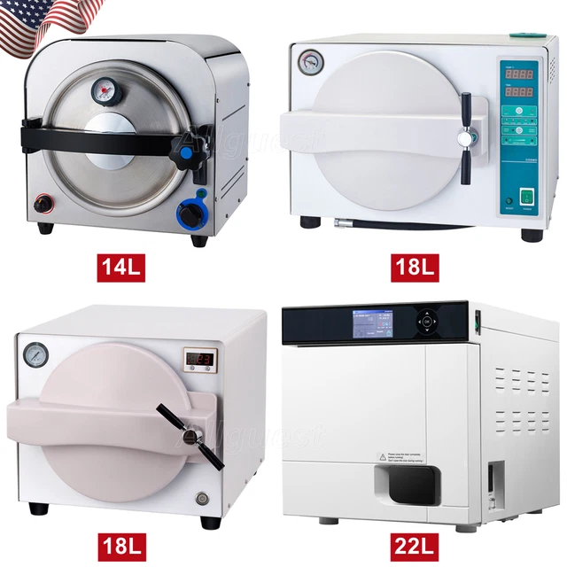 14L/17L/18L/22L DENTAL AUTOCLAVE Steam Sterilizer Vacuum Sterilization