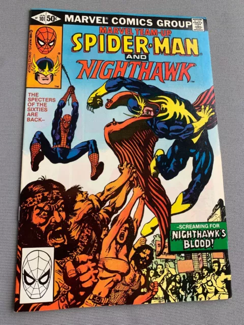 Marvel Comics Group Marvel Team Up Spiderman and Nighthawk #101 1981 B90
