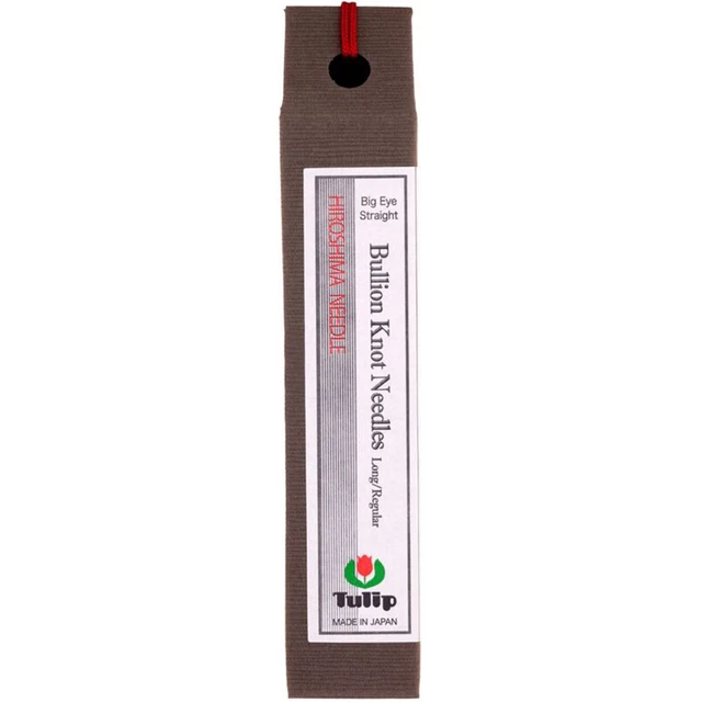Agujas lingotes de ojo grande tulipán tamaño regular (2) y largo (2) THN100E