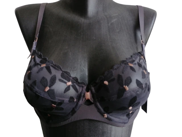 Soutien-gorge LOU à Armatures - Taille 90C (équivalent 75C EU) - Couleur Jaune Orangé - Neuf Avec étiquettes