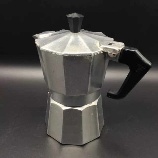 Ancienne Très Belle Cafetière Italienne en Aluminium Vintage - Made In ITALY