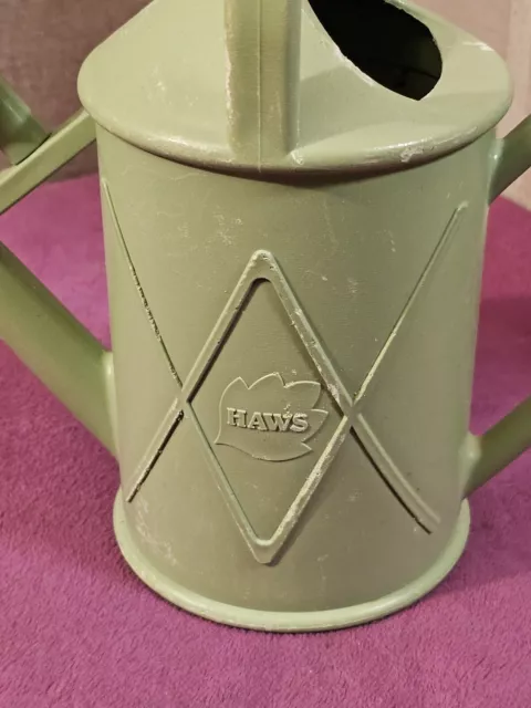 Haws No. 100/2 Bosmere Heritage Olive Green Plastic 1 Litre Watering Can 2