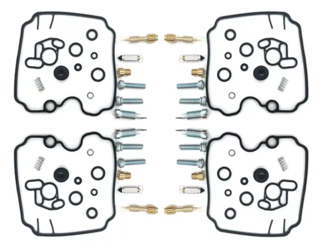 4x Vergaser-Reparatursatz für YAMAHA FZR 1000 Genesis Exup Carburetor Repair