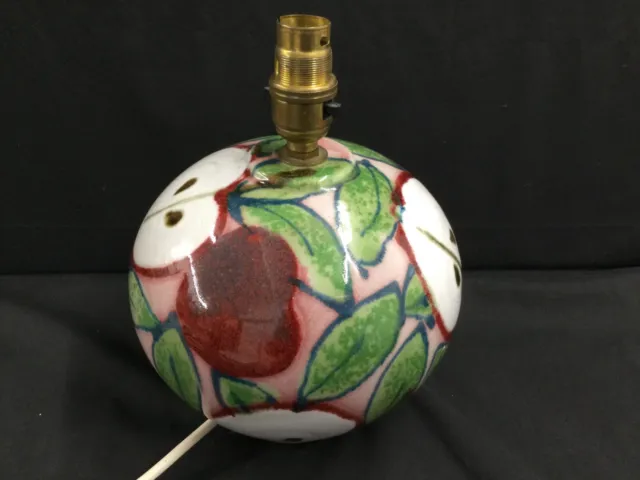 Pottery Apple Lamp Base