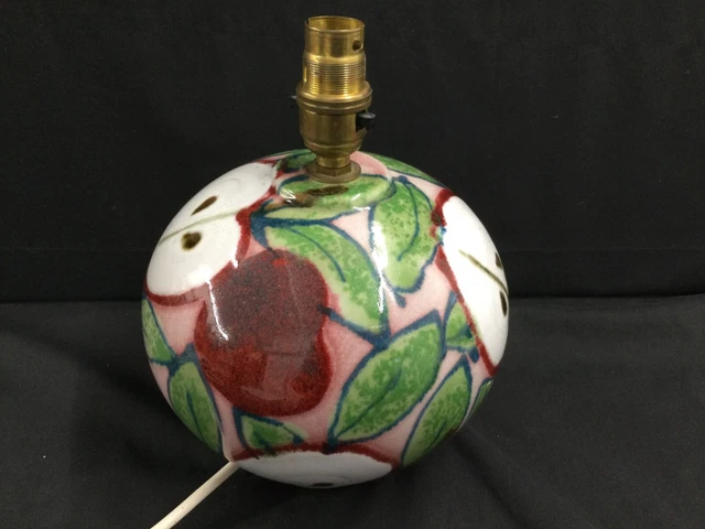 Pottery Apple Lamp Base Pottery Apple Lamp Base