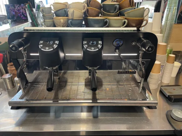 Sanremo F18 SB 2 Group Commercial Coffee Machine 12 months old