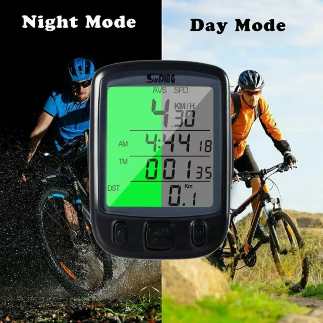 Bike Wireless Lcd  Computer Speedo Odometer Waterproof Speedometer Cycle Bicycle