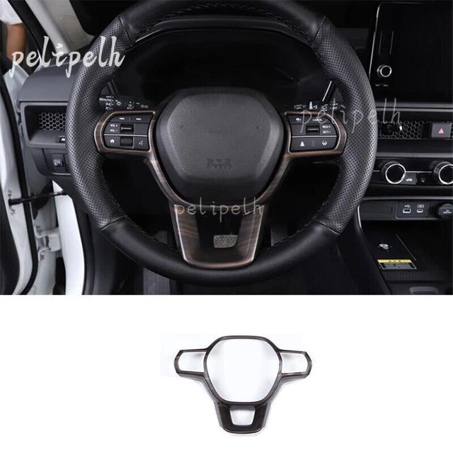 FIT FOR HONDA CRV CRV 20232024 Wood Grain Steering Wheel Decor Cover