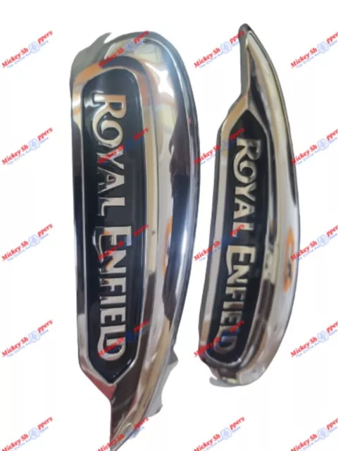 Fuel Petrol Gas Tank Badge Emblem Set For Royal Enfield Meteor 350Cc Motorbikes