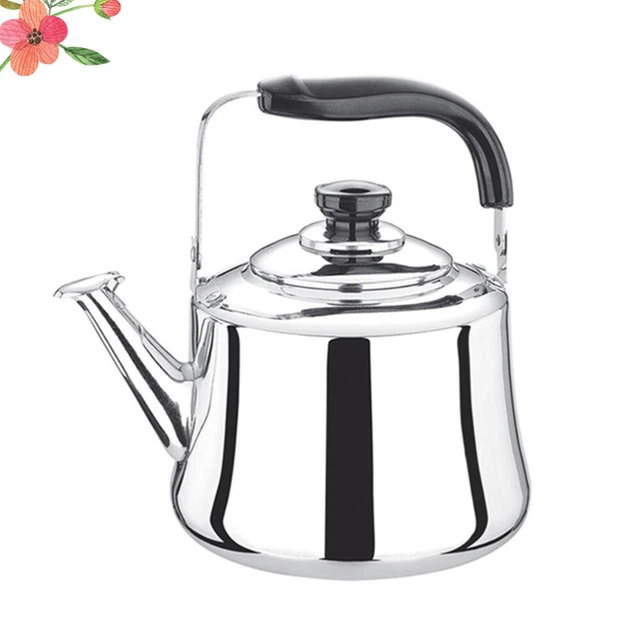 Whistling Teapot Coffee Tableware Stainless Tea Kettle Stainless Steel