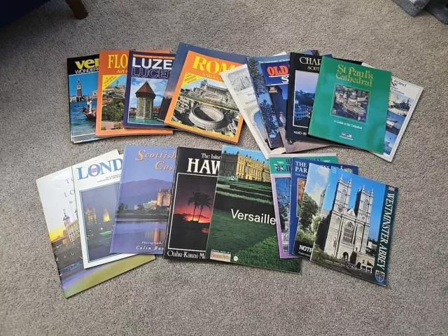 Lot of 20 Travel Books Guides Europe  America World US Maps *** RANDOM MIX ***