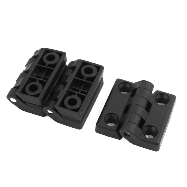 Cerniera Pieghevole In Plastica Nero Cerniere Per Porte 3Pc Per Casa 47x47mm