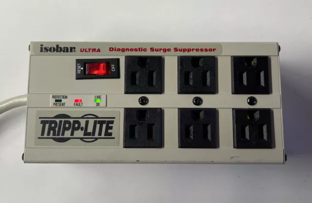 Tripp Lite ISOBAR6ULTRA 6-Outlet Surge Protector AGIB6419