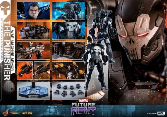 Hot Toys VGM33-D28 Marvel The Punisher War Machine Armor Diecast Collectible 1:6