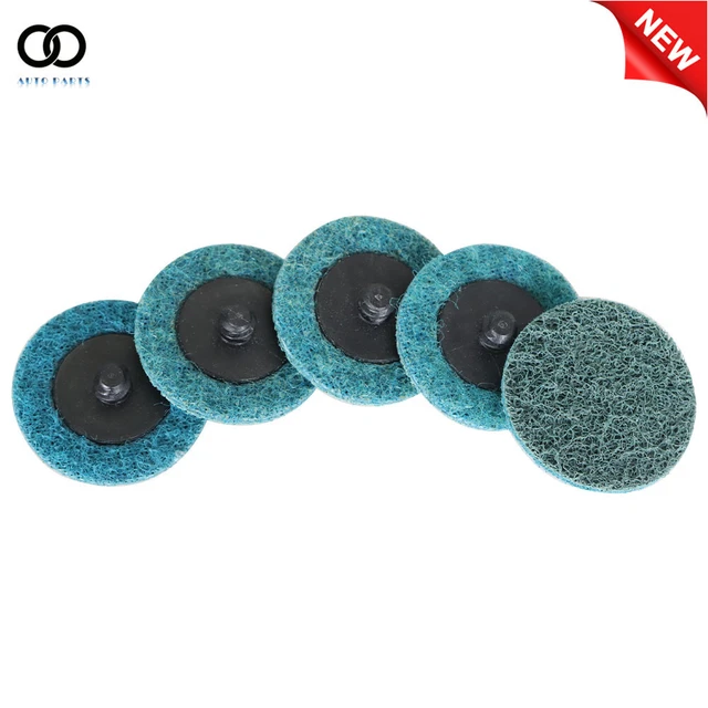 50× 2 inch Fine Surface Conditioning Discs Roll Lock Die Grinder Sanding Pads US
