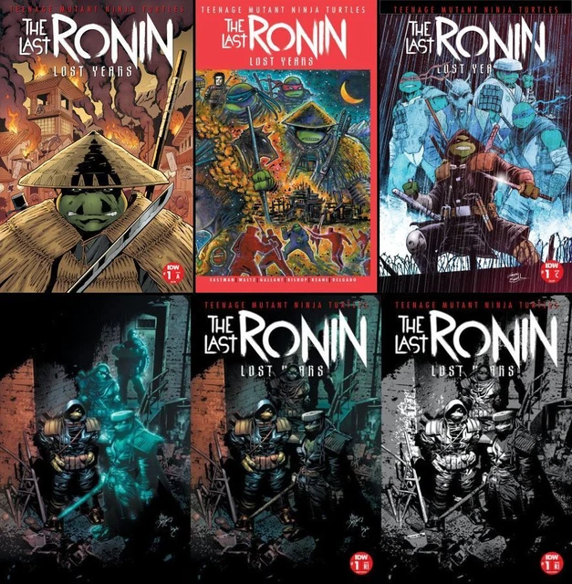 LAST RONIN: LOST YEARS #1 All Vars TMNT SHIPS now Teenage Mutant Ninja Turtles