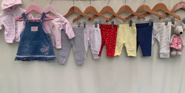 Pacchetto vestiti ragazze età 0-3 mesi piccola azienda bianca Tu