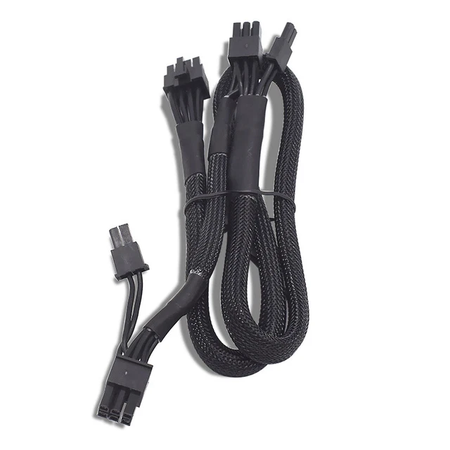per CorsairSF600 PSU da8Pin a Dual 8(6+2)Pin PCIe Cavo di alimentazione modulare