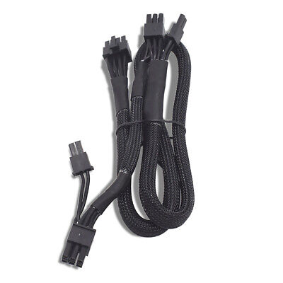 pour Corsair ax1600i Dual 8 (6+2) Pin PCIe Modular Power Supply Cable