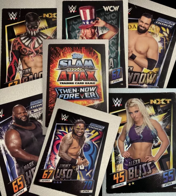 WWE Slam Attax Then Now Forever 2015 Topps Cards 8-99 See Description