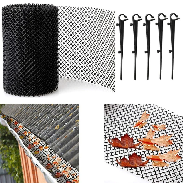 Rete di protezione schermo grondaie foglio filtro grondaie protezione downdout guard