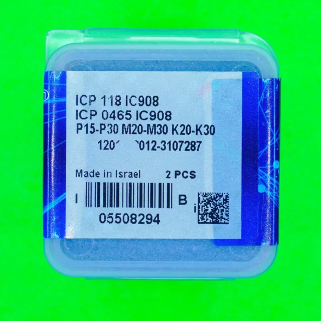 ISCAR CHAMDRILL ICP 118  IC908  Ø 11,8mm  2 Stück  NEU 2