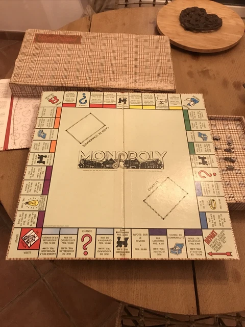 Ancien Jeu Monopoly Miro Complet Luxe Rare
