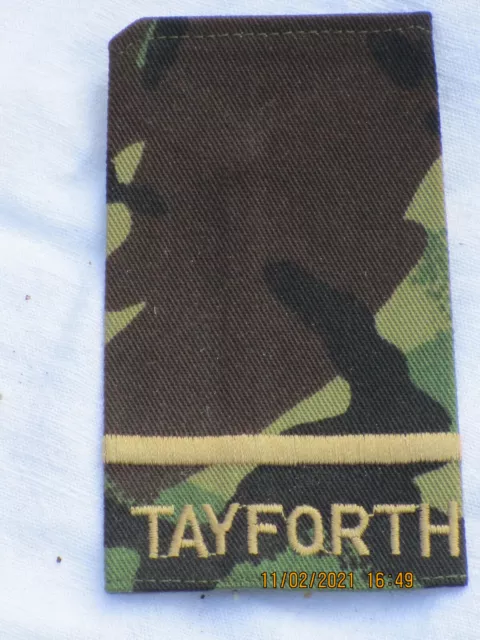 Tayforth UOTC,University Officer Training Corps,MTQ1,Rank Loop DPM