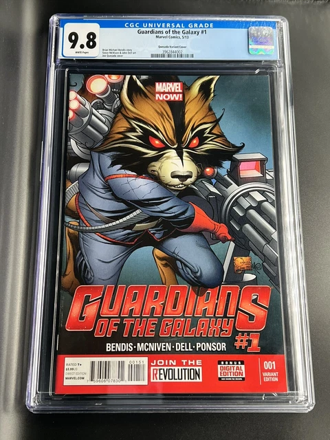 Guardians of the Galaxy #1 CGC 9.8 Joe Quesada 1:100 Variant